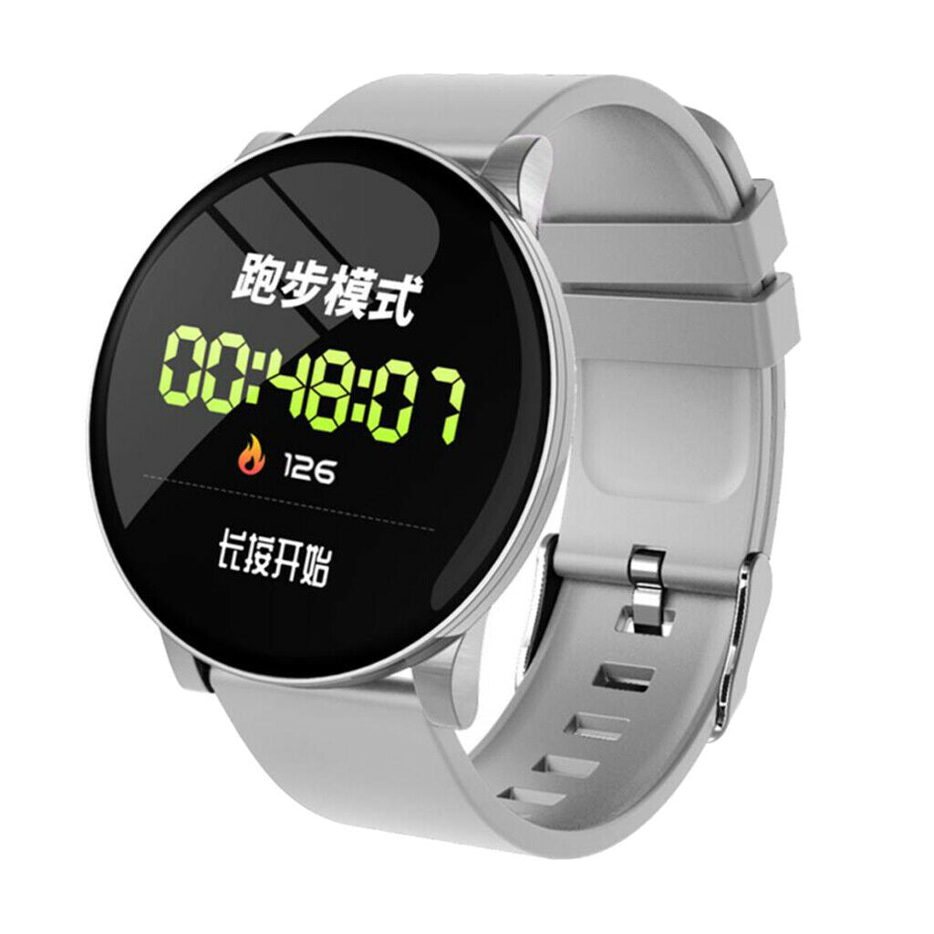 1.3''Smart Wristband Fitness Tracker Sport Watch Bracelet Touch Screen Gray