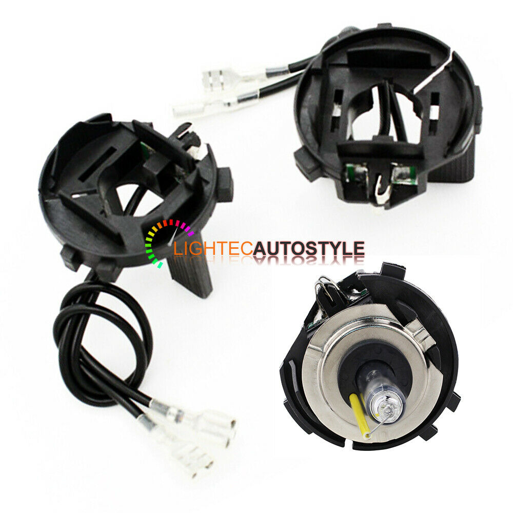 2x H7 HID HEADLIGHT BULB HOLDER ADAPTER CLIPS VW GOLF MK6 MK7 SCIROCCO VITO UK