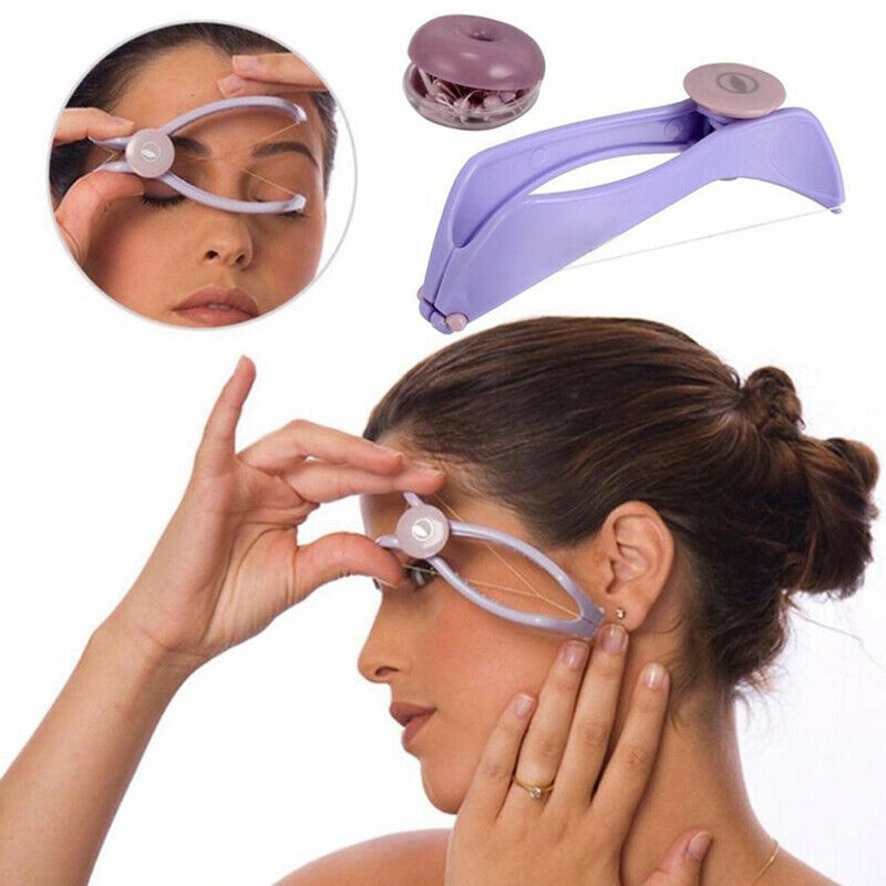 Women Hair Removal Epilator Facial Remover Spring Threading Face Defeathe.l8