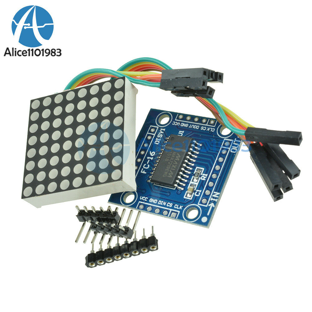 10PCS Arduino microcontroller MAX7219 dot matrix module control Display DIY KIT