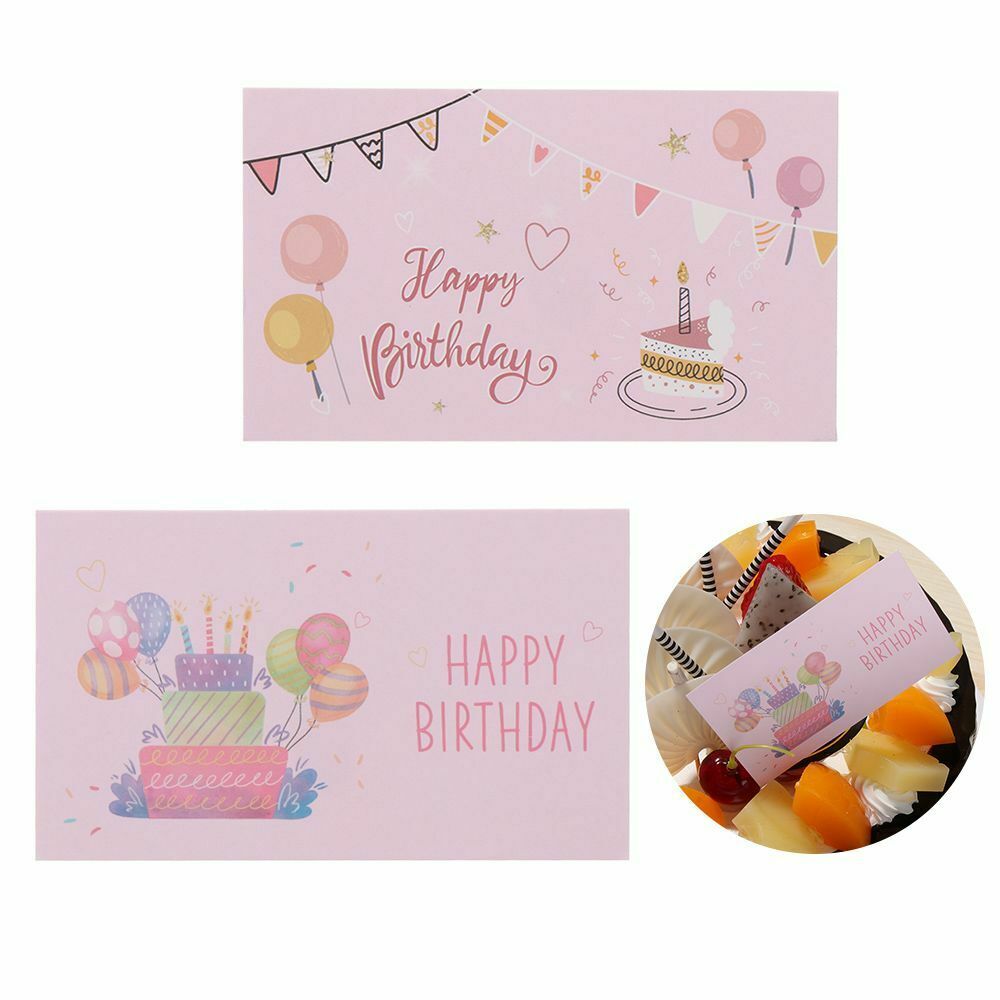 Birthday Praise Labels Gift Packet For Small Businesses Happy birthday Card