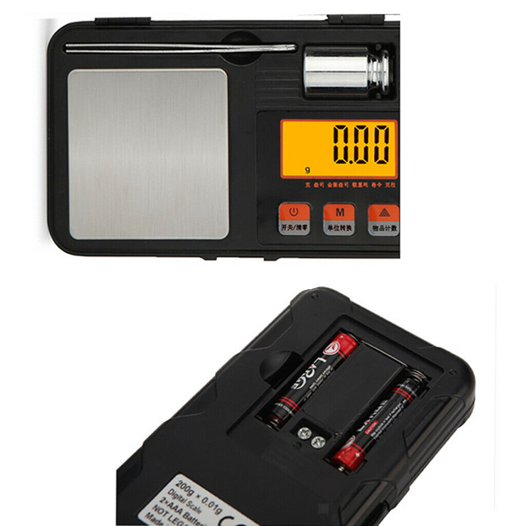 1 Set Jewelry Scale Gram Scale  Balance Kitchen Scale 0.01g
