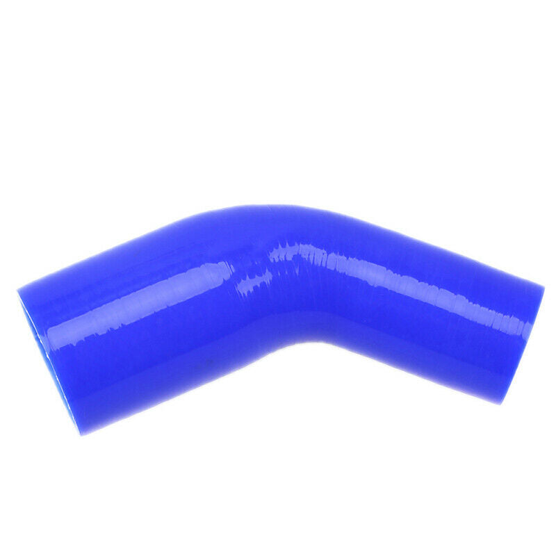 Universal Ca Elbow Silicone Hose 45 degree 2.5"-2" reducer COUPLER Blue