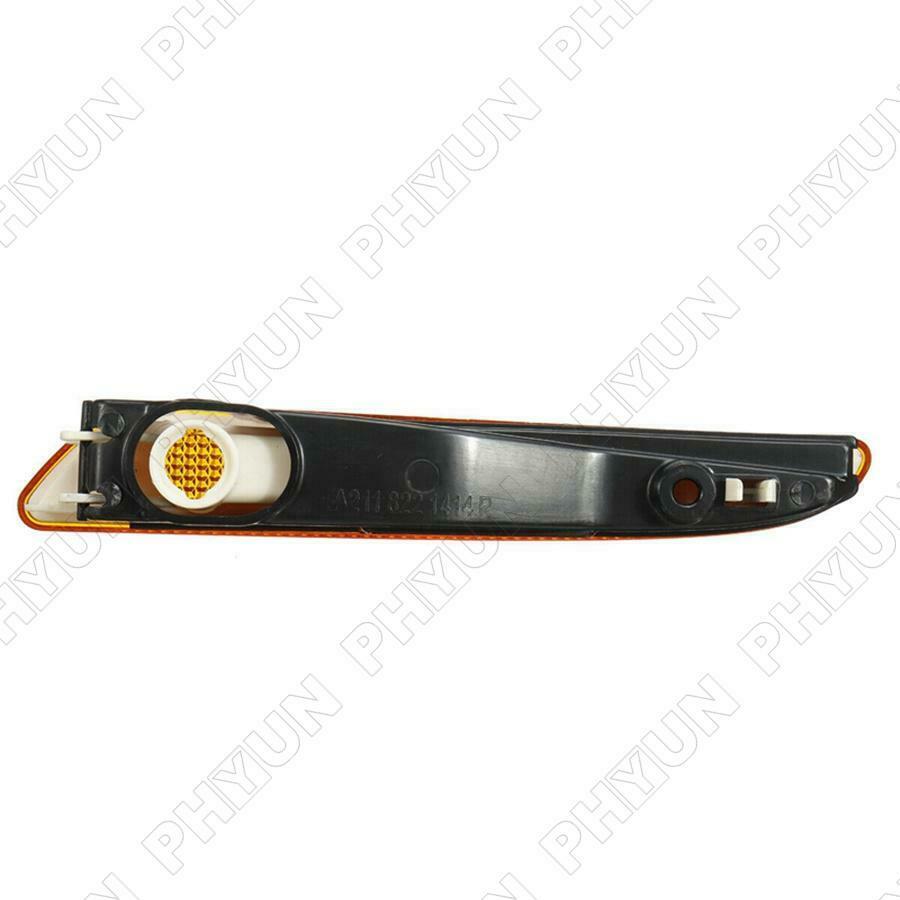2x Car Front Bumper Side Marker Lights For Mercedes Benz W211 E-Class E320 07-09