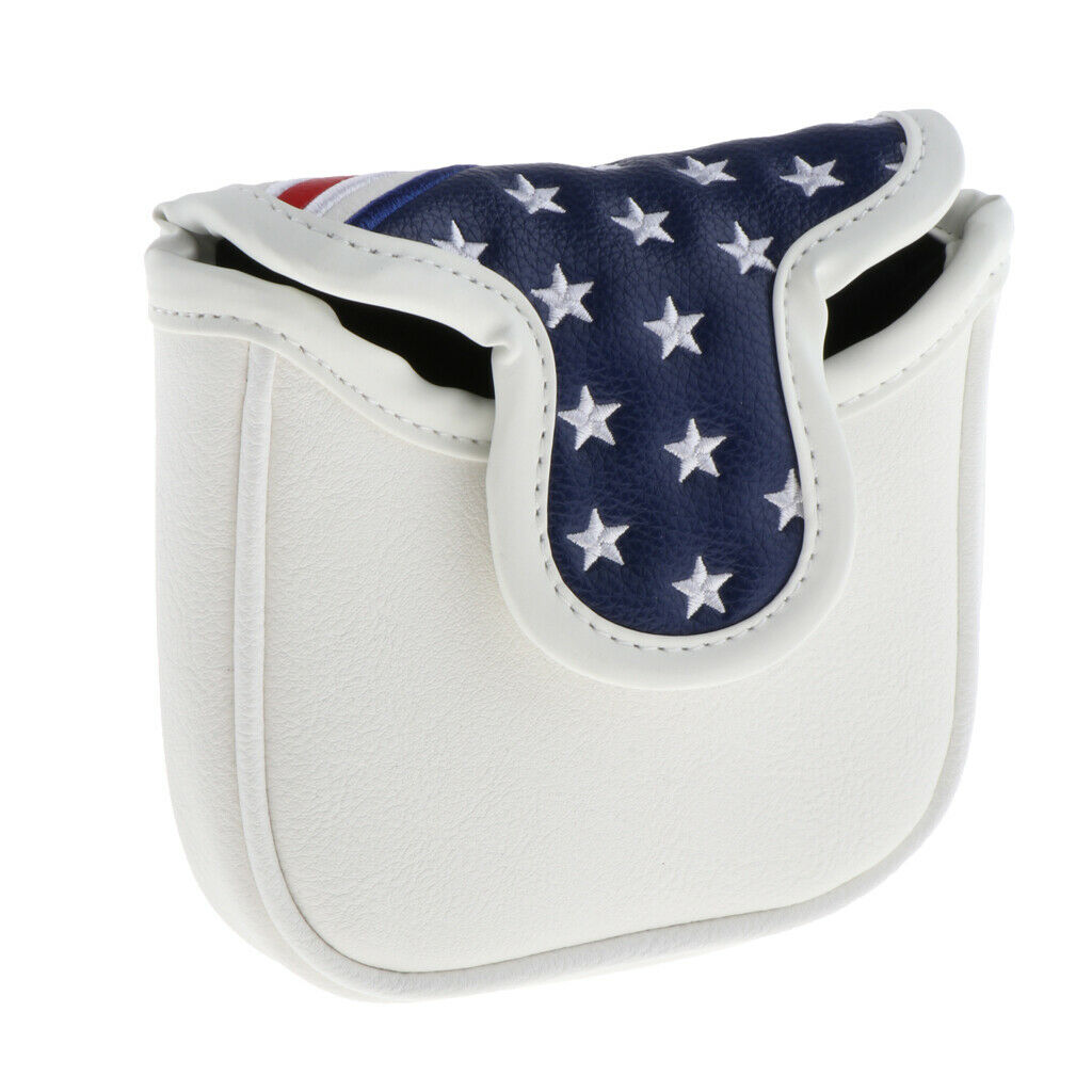 Golf Mallet Headcover Head Cover Mallet Putter Club Cover Protector 14x13cm