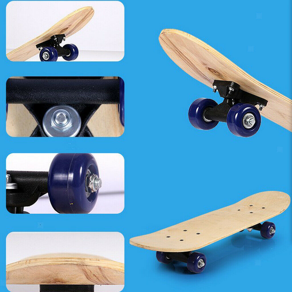 Kids Skateboards Complete 24Inch Cruiser Blank Decks Pro Skateboard for Painting