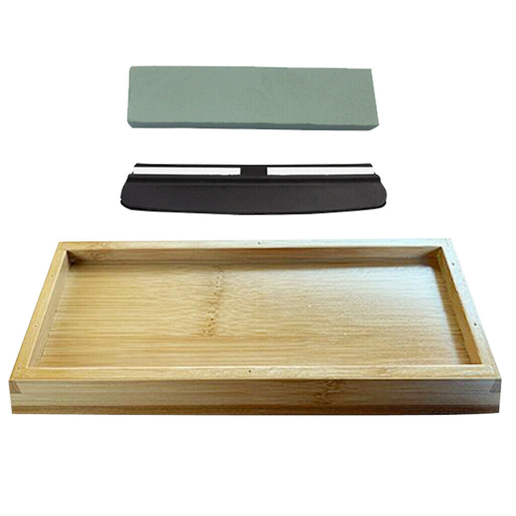 2 Side 1000/6000 Whetstone Sharpening Stone Kit MULTIPURPOSE Polishing Tool
