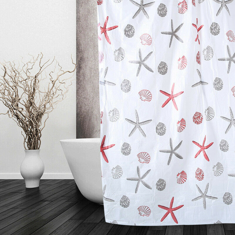 180cm Shower Curtain Partition Waterproof Mildew PEVA Curtain For BathroomP KX