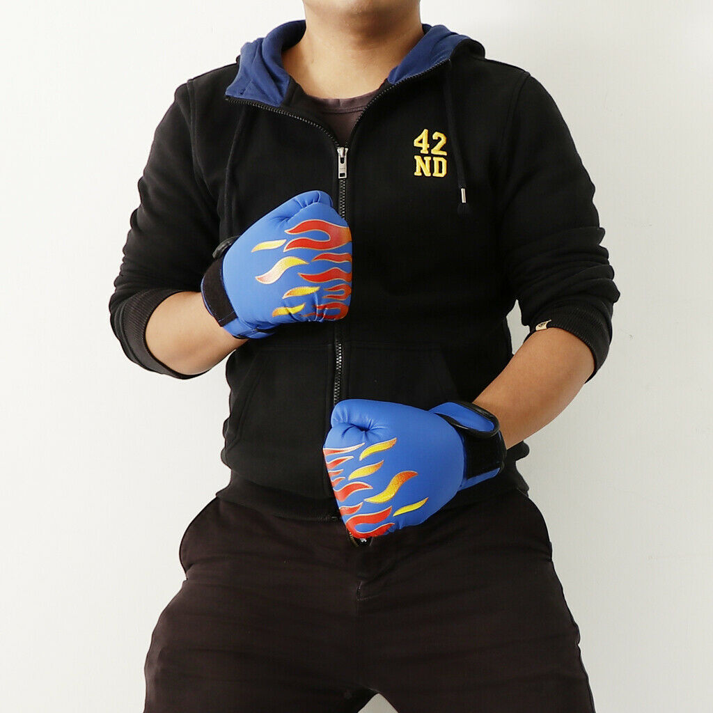 2 Boy Girl PU Leather Boxing Gloves Kids Junior Kickboxing Punch Glove Mitt