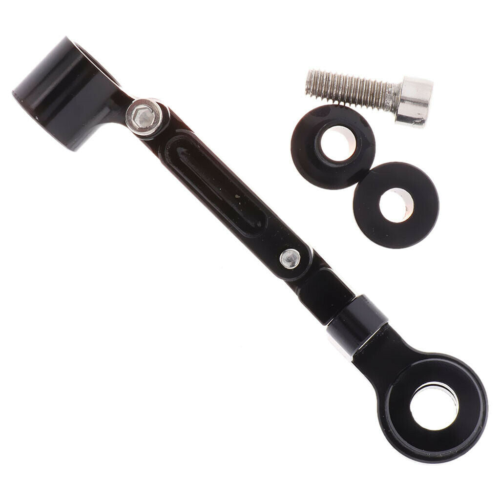 Universal Motorcycle Brake Master Fluid Reservoir Oil Cup Bracket Black