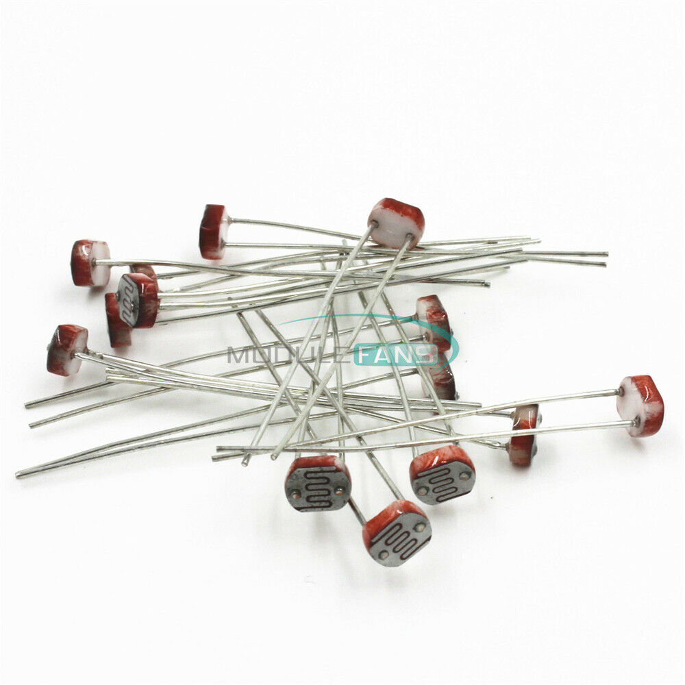 20PCS 5mm LDR CDS Light-Dependent Resistor Sensor Photoresistor GL5516