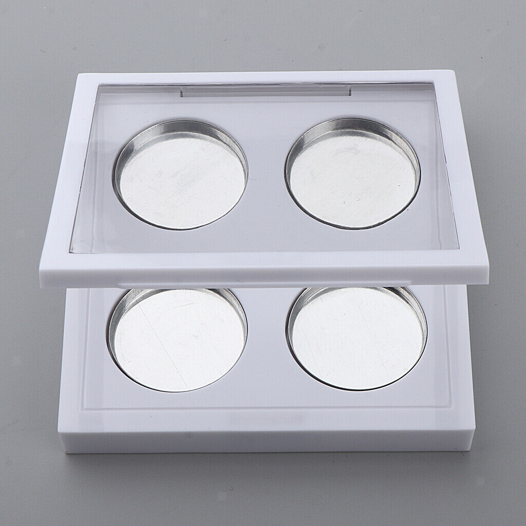 18x 4 Grids Empty Makeup Eyeshadow Palette Pressed Blush Powder DIY Case