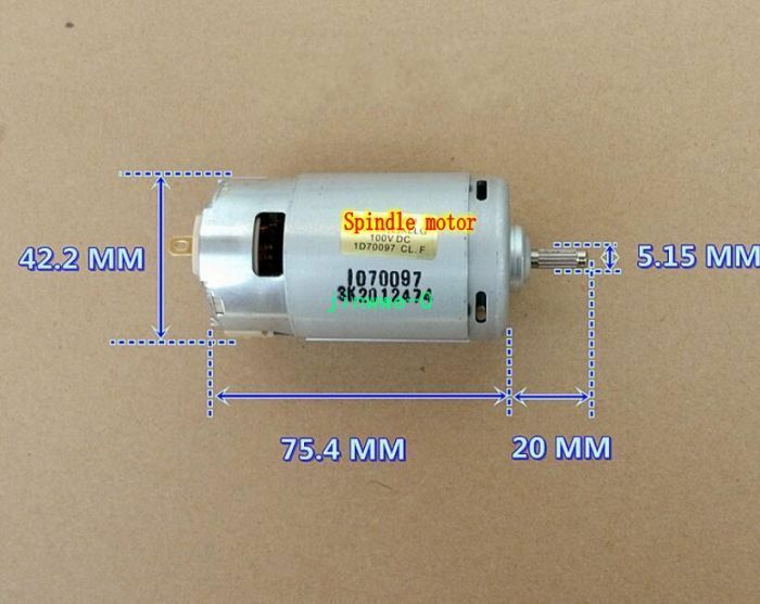 1pcs DC24V-120V 12000rpm Compensation carbon brush Motor Spindle motor