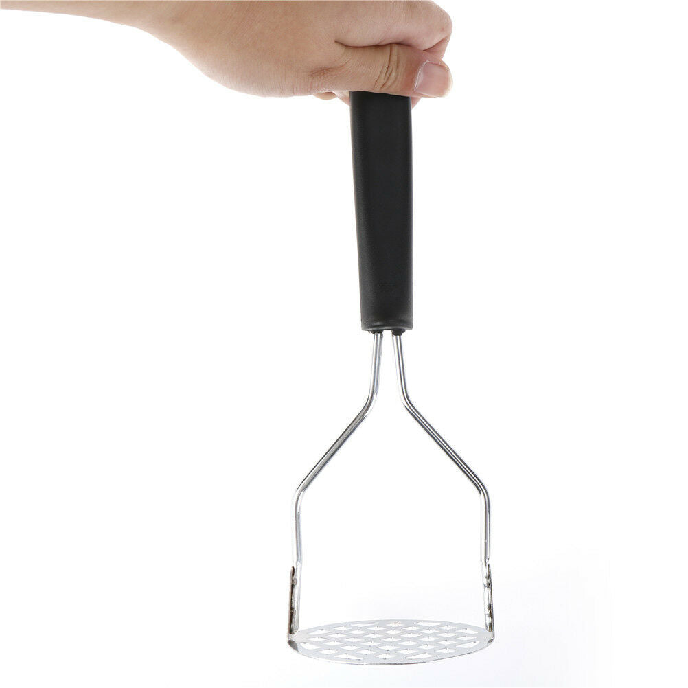 Stainless Steel Potato Egg Paste Vegetable Fruit Press Crusher Kitchen Tools TL