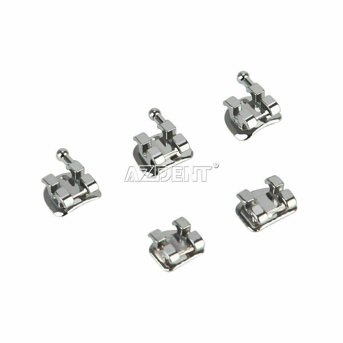 300 X Orthodontic Bracket Ultrathin Mini Edgewise Slot.022 Hooks 3-4-5 AZDENT