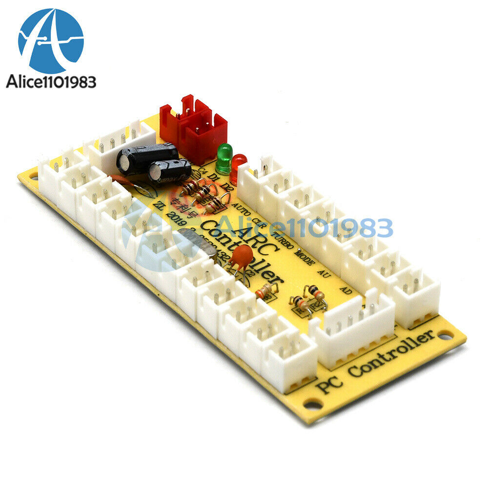 No Zero Delay USB Encoder PC to Joystick & push buttons Arcade MAME Controls