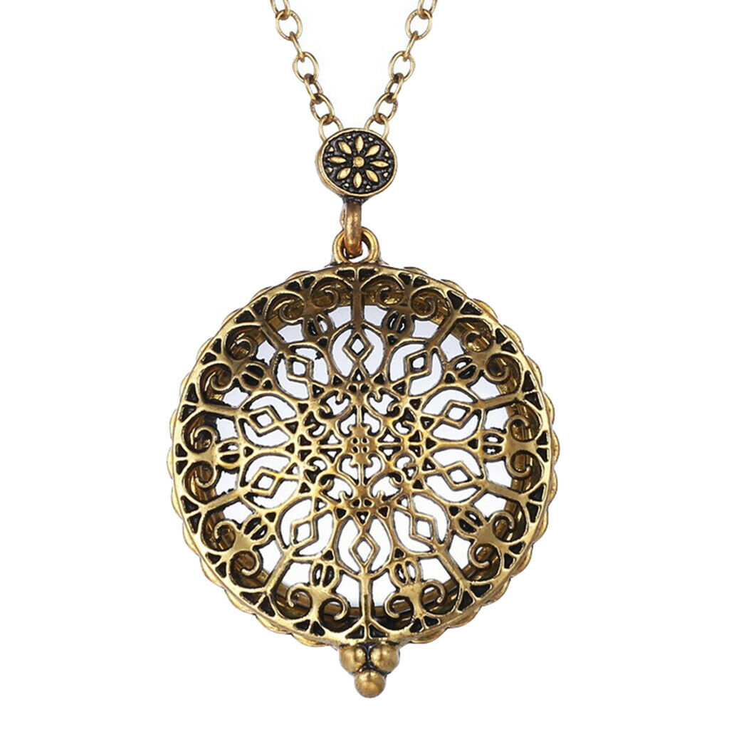 Alloy Magnifying Glass Pendant Necklace Hip Hop Choker Jewelry Accessories