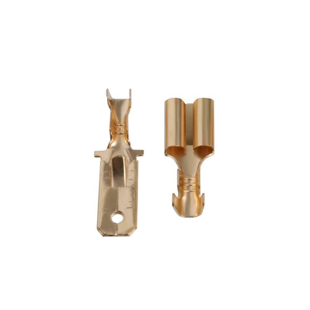 10 Sets T-Type 2 Pin DC Power Connector Plug for VHF/UHF Yaesu Radio Cable