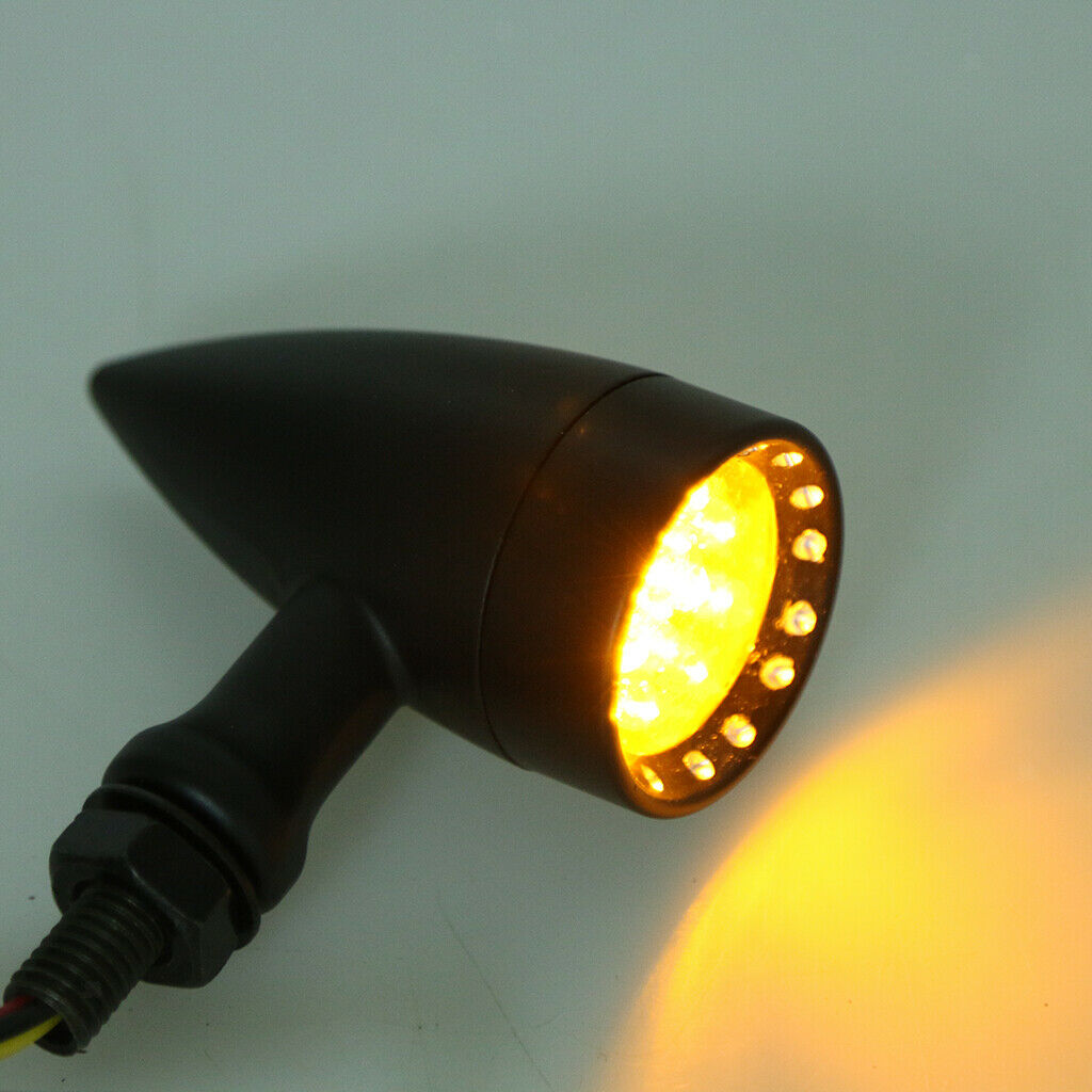 Motorcycle 20 LED Turn Signal Indicator Light for Bobber Chopper Cruiser