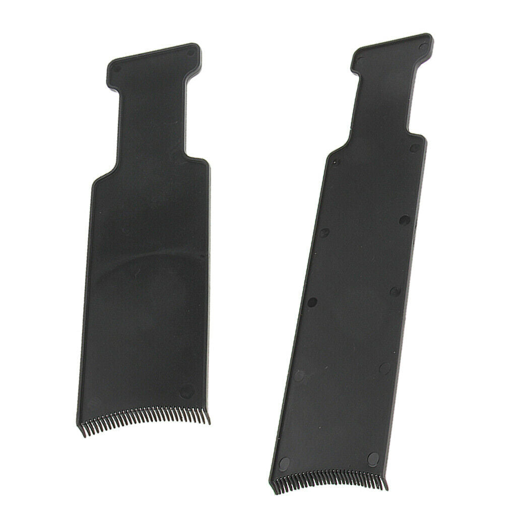 Premium 2Pcs Black Salon Barber Hair Coloring Tool Hairdressing Dyeing Board