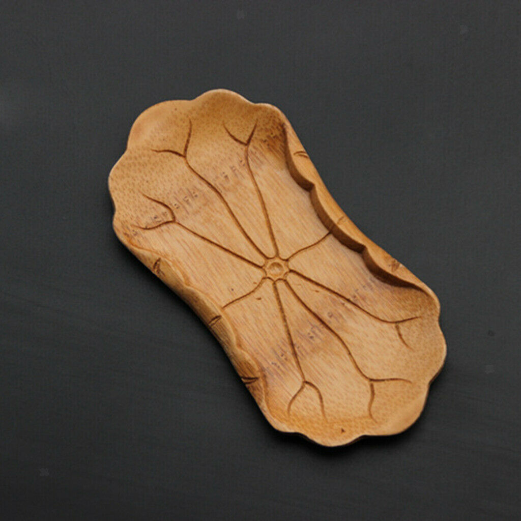 Bamboo Tea Coaster Tea Towel Tray Tea Spoon Tea Ceremony Utensil  Wood