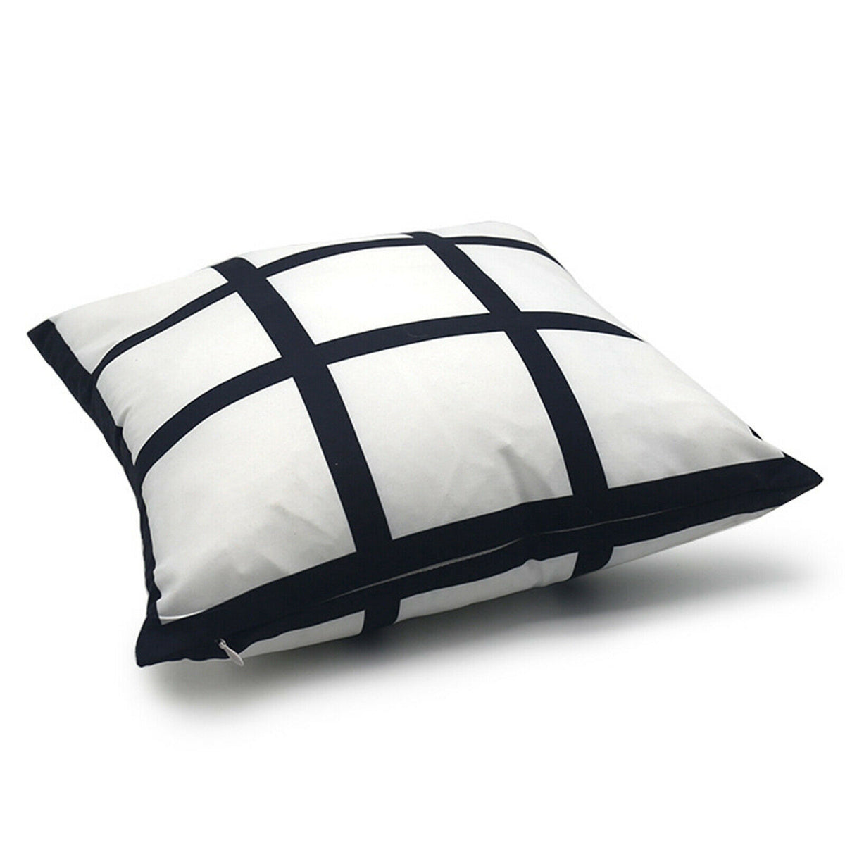 2pcs Sublimation Blanks Polyester Panel Pillow Case Bed Throw Cushion Covers