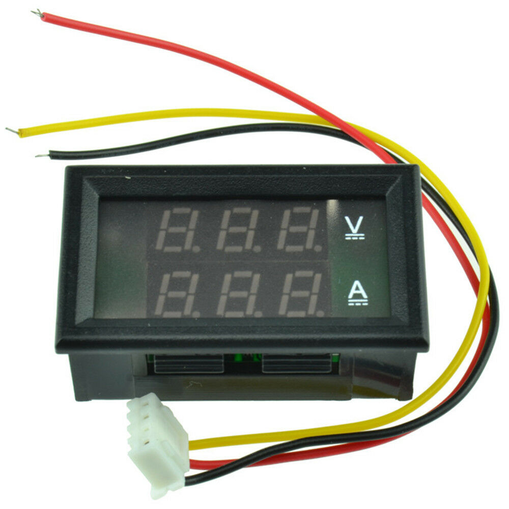 DC 4.5-30V Voltmeter Ammeter 0-50A LED Digital Voltage AMP+Current Sensor Shunt