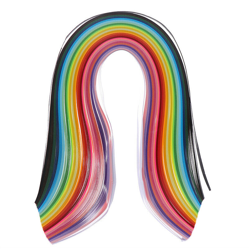 260 Rainbow Paper Quilling Strips Set 3mm 39cm Flower Gift Paper For DIY .l8