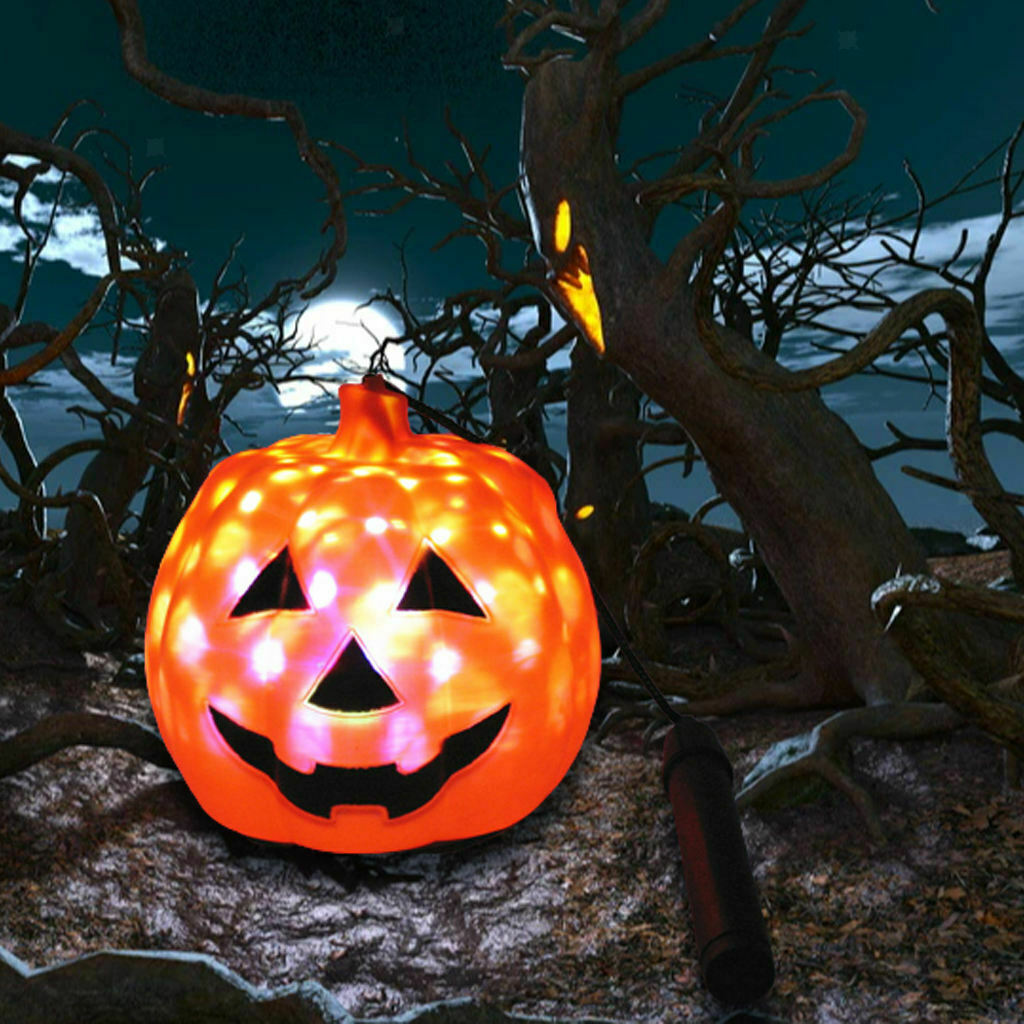 3 Pieces Glow Halloween Pumpkin Lantern LED Lamp Props Decor Children Gift