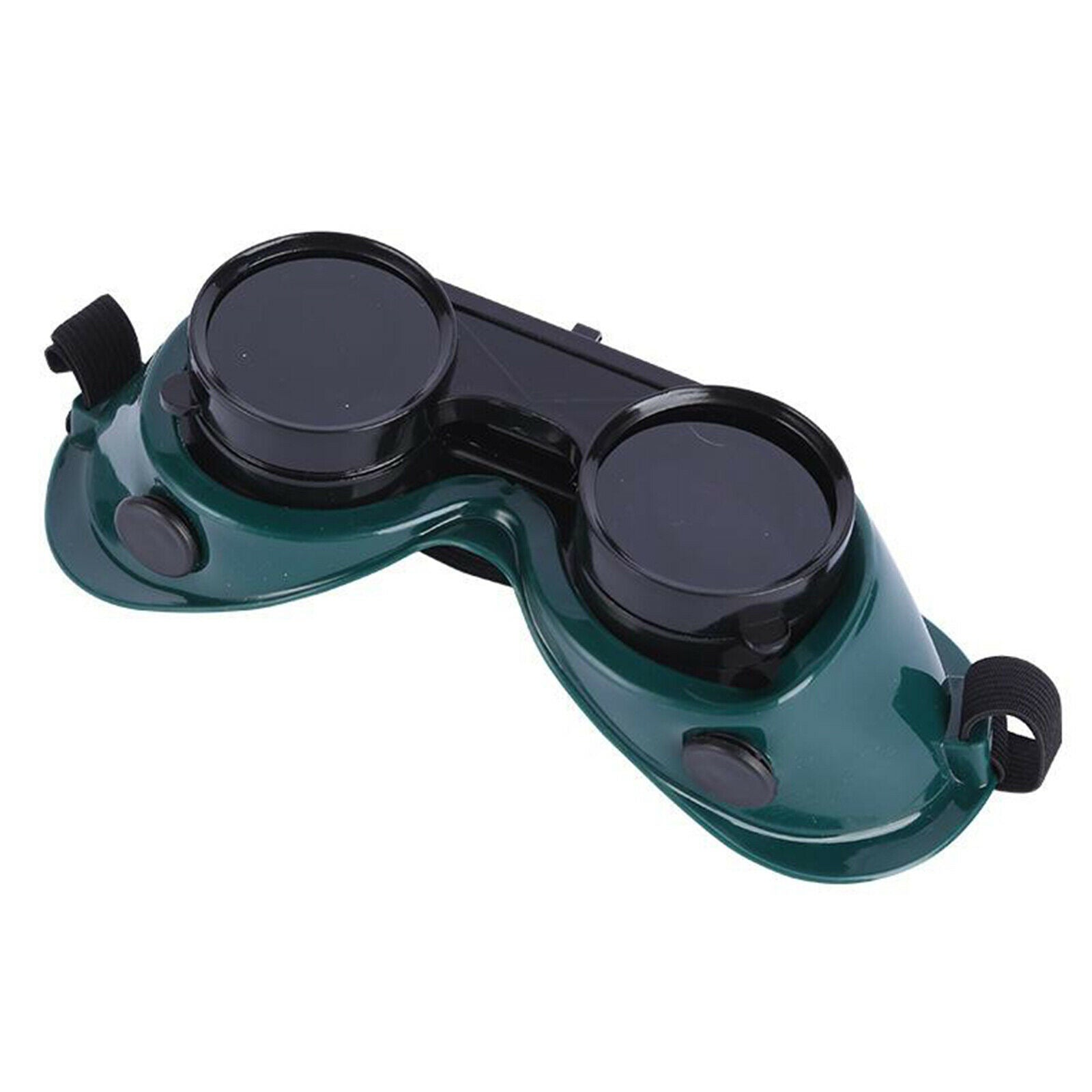 Welding Cutting Welders Safety Goggles Glasses Flip Up 50mm Dark Green Lenses