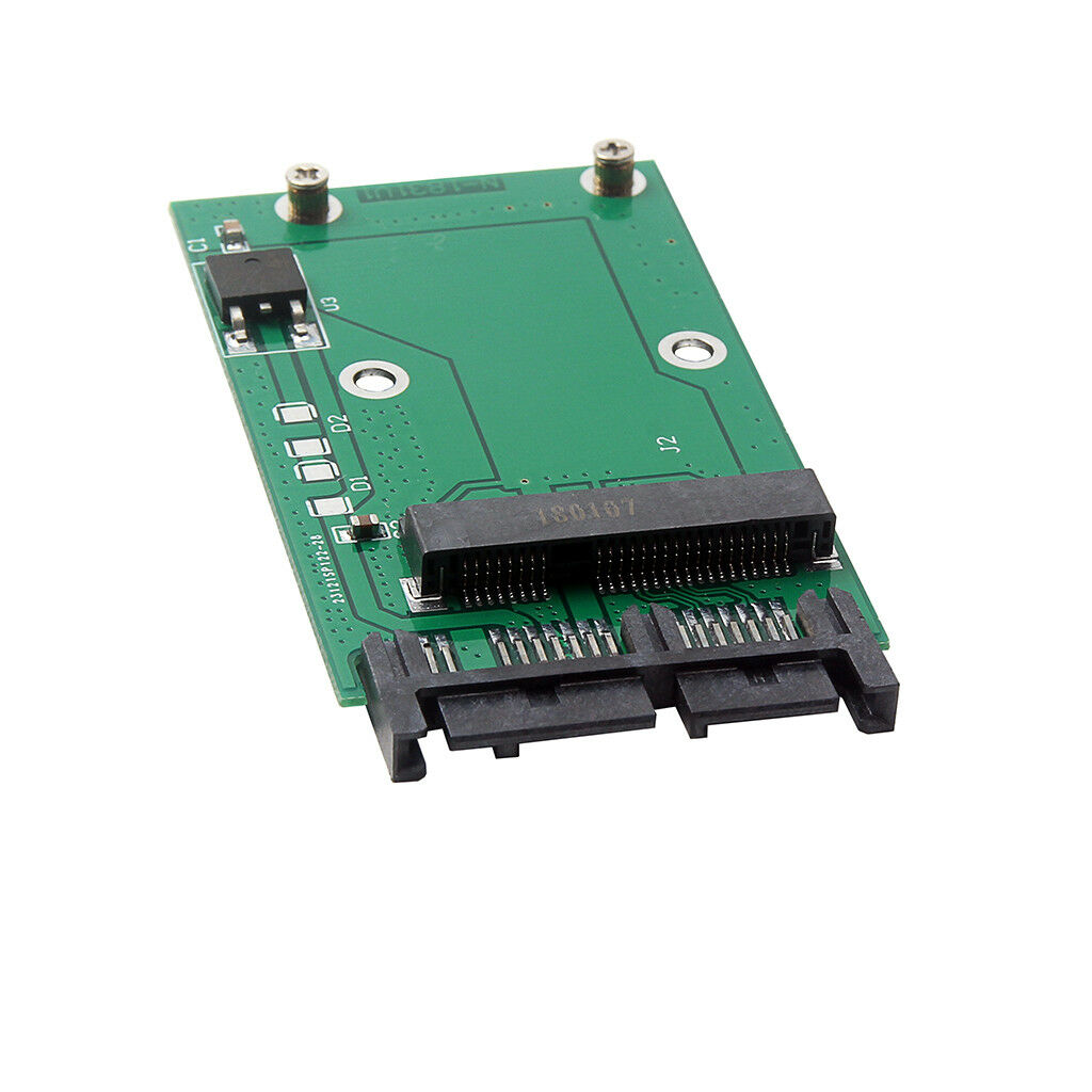 Mini PCIe PCI-e MSATA SSD To 1.8" Micro SATA Adapter Converter Card PCBA