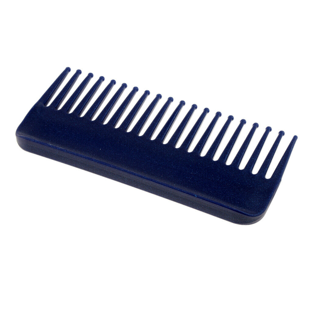 Salon Hair Care Detangling Hair Comb Hairbrush Anti Static Wide Tooth Blue