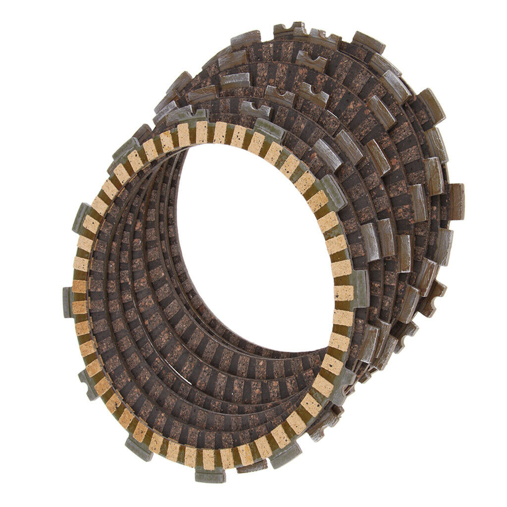 8 Pieces Performance Clutch Friction Plates for Kawasaki KFX450R ATV