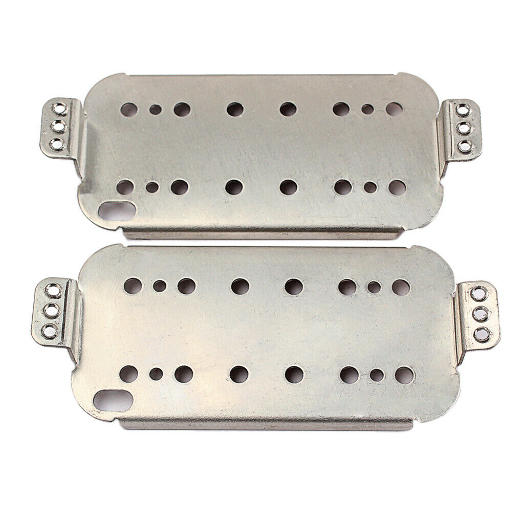 2 Pieces Electric Guitar Humbucker Dual Coil Pickup Baseplates Guitar Accessory