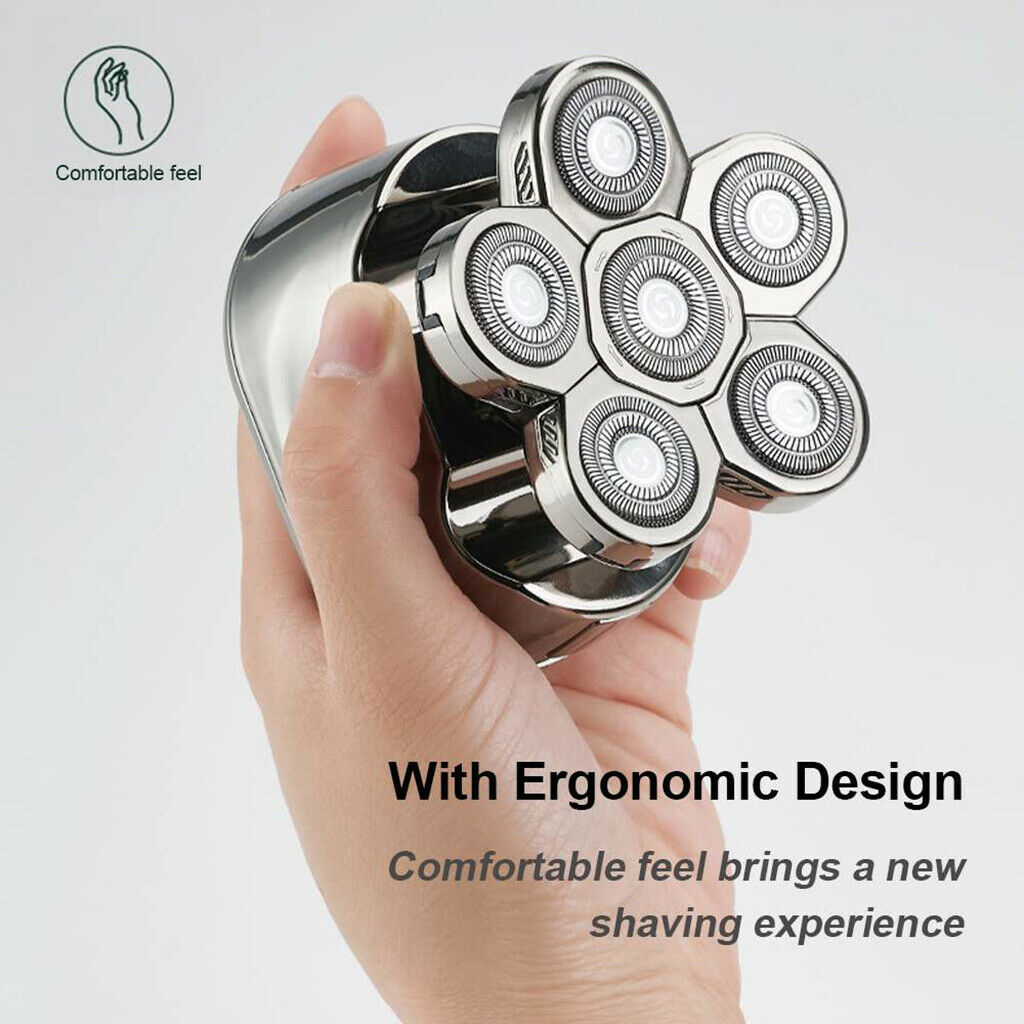6 Head Blades Electric Shaver Replacement Head Hair Beard Shaving Trimmer