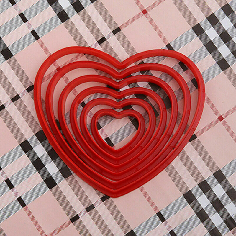 Loving Heart Cookie Cutters Valentines Baking Fondant Cake Mold DIY Biscu.l8