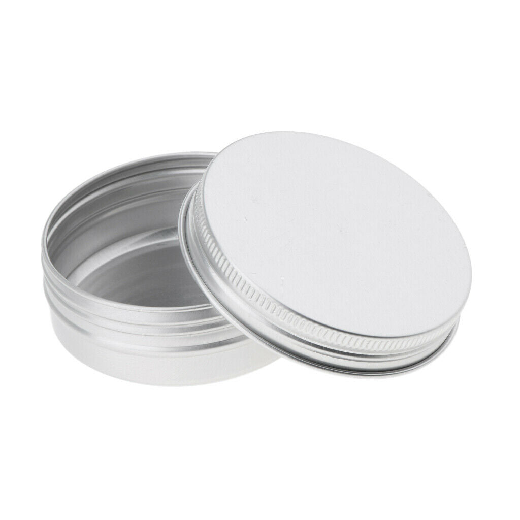 Pack of 32 Aluminum Cosmetic Containers Round Cans for Storage