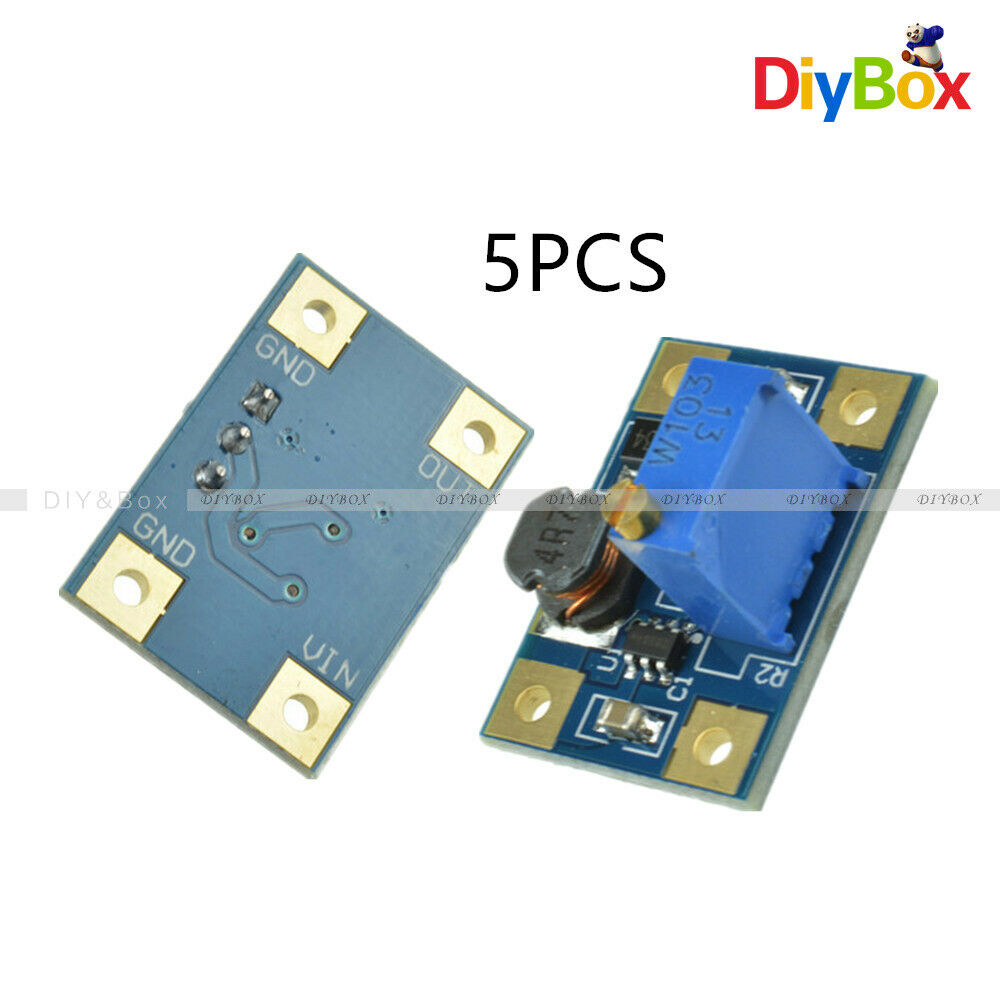 5PCS Adjustable DC-DC 2A SX1308 Booster Step Up Converter Power Supply Module