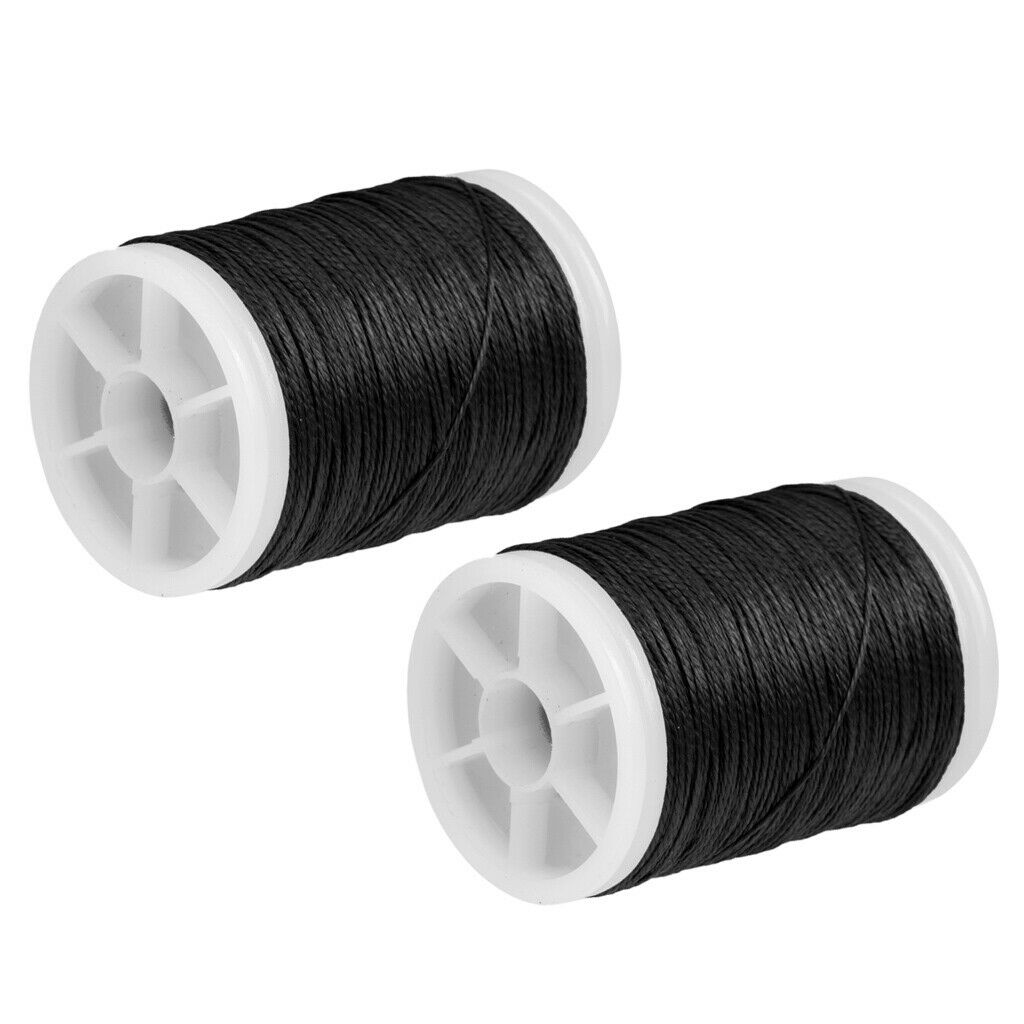 Lots 2 Strong 120yard Bowstring Serving Material Protect and Repair Black