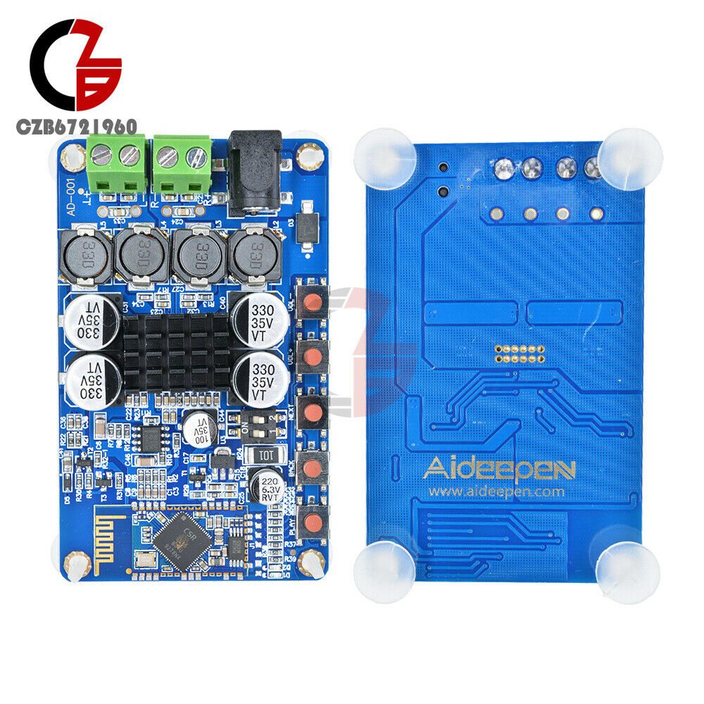 Aideepen TDA7492P 50W+50W Bluetooth 4.0 Audio Receiver Digital Amplifier Board
