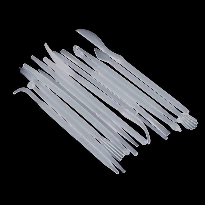 14Pcs Plastic Clay Sculpting Set Wax Carving Pottery Sculpture Shaping Tools