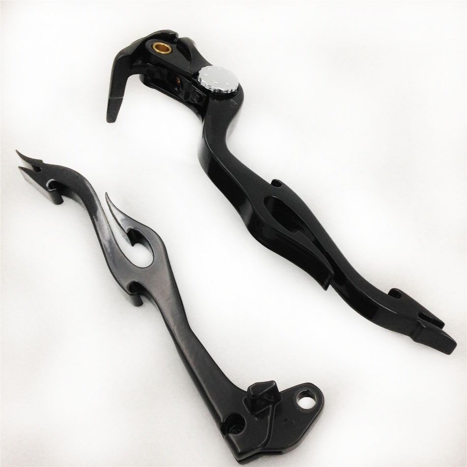 For Suzuki GSX GSXR GSX-R GSXR600 GSXR750 Black Brake Clutch Flame Lever