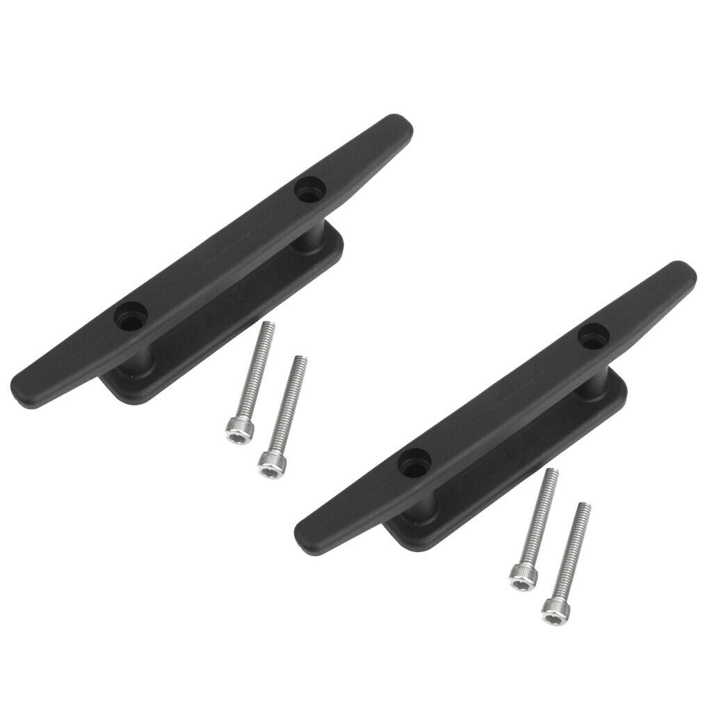 2-Piece Pack 163mm UV Resistant Black Nylon Kayak