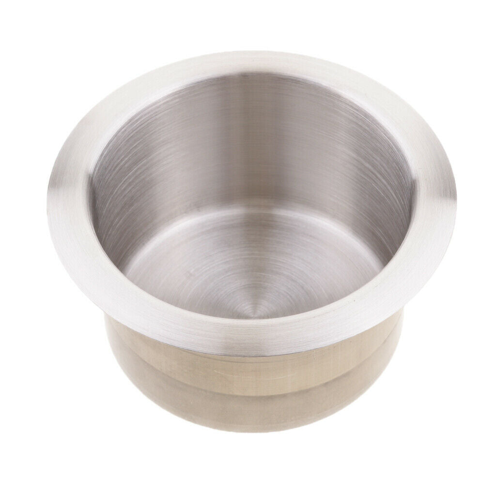 Stainless Steel Drop-in Drink Holder - Pack of 2, 68x55mm and 85x55mm