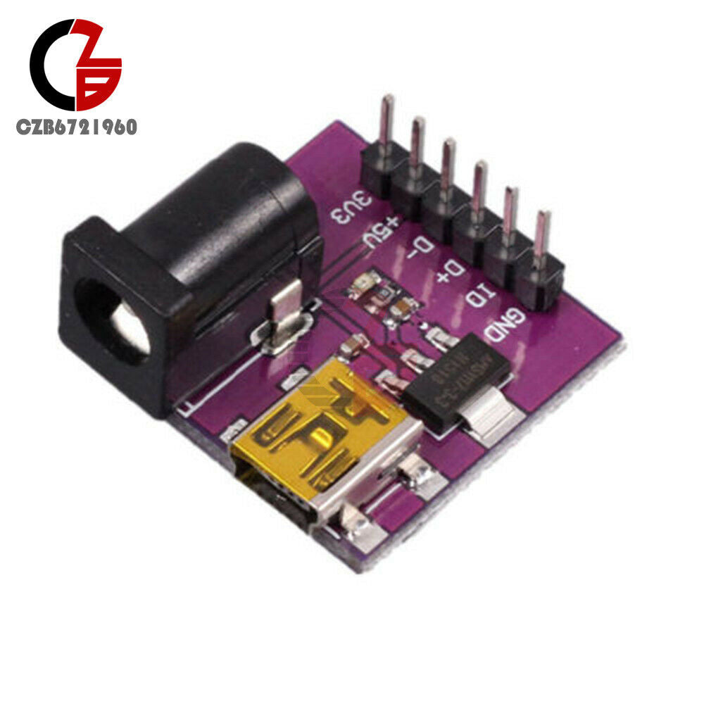 2PCS AMS1117 Power Supply Module Mini USB 5V DC Output 3.3V/5V