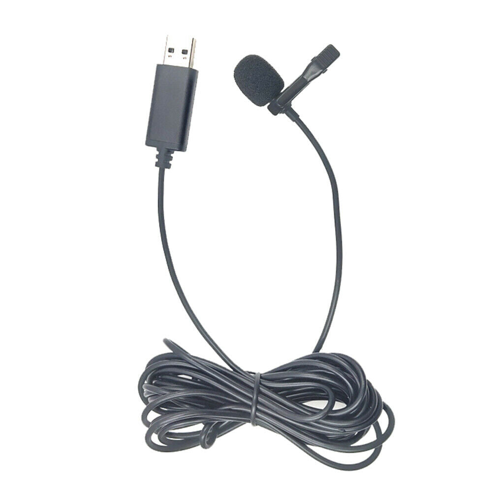 Multifunction USB   Lapel Mini Lavalier Microphone for Phone PC Recording