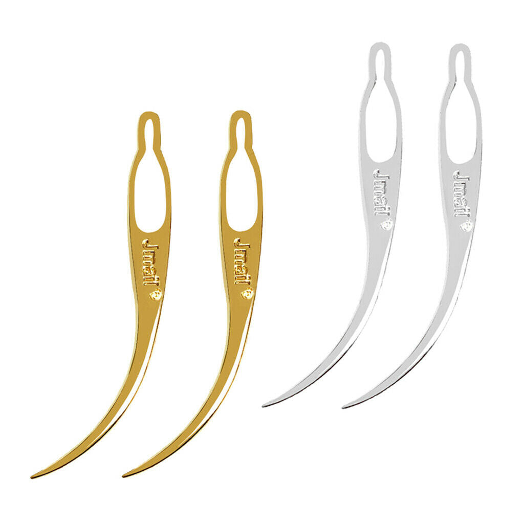 4x Easy Dreadlocks Crochet Needle Hair Interlocking Braiding Tools DIY 3"