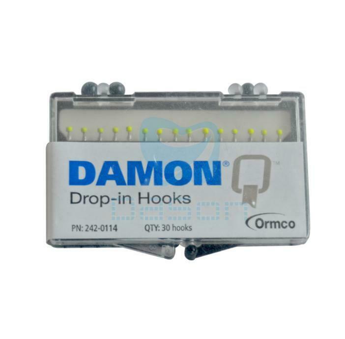 Dental Ormco DAMON Q Drop-in Hooks 30 hooks Insertion Type PN 242-0114