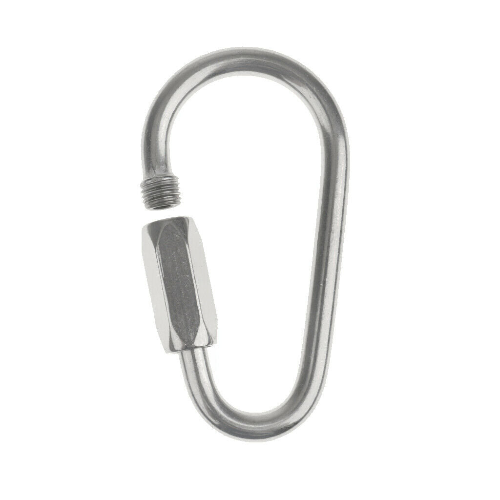 Safety Buckle Rock Climbing Carabiner Screw Lock Bottle Hook Hanging 33KN
