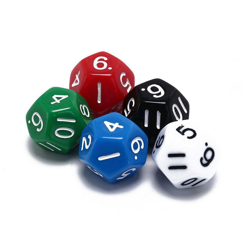 1pc acrylic 12 sided die multiple sided dice for funny party club playing gY1